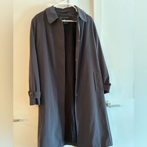 Gallery Classic Black Trench Coat, with removable winter lining.